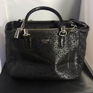 Used Guess black handbag